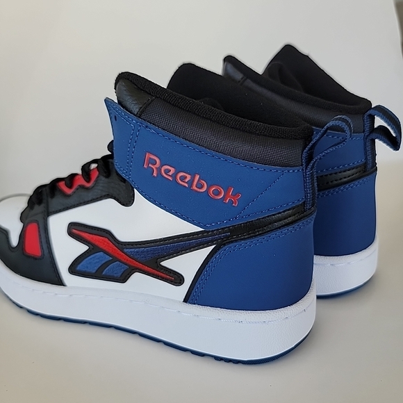 Size 9.5 - Reebok Resonator Mid White Batik Blue GY6292 main image 12